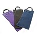 HealthAndYoga™ Yoga Sand Bags - Double Bag with Inner Waterproof Bag - Prop for Adding Weight and Support (Purple)