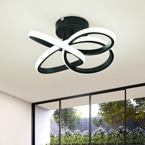 Deckenlampe,36W LED Deckenleuchte,6000K Modern Kreative Minimalistische Deckenlampen,Deckenbeleuchtung Lampen für Balkone Flurgarderobe Schlafzimmer B