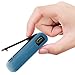 iGadgitz U4294 Silicone Gel Skin Cover Case Compatible with Sandisk Sansa Clip Jam MP3 SDMX26-008G (2015) - Blue