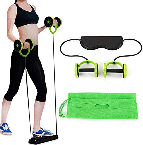 image for FamYun New Sport Core Double AB Roller Wheel Fitness Abdominal Exercis