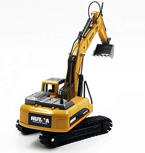 Prima05Sally HUINA TOYS NO.1710 1/50 Alloy Excavator Truck Car Die-Cast Metal Professional Engineering Construction Vehicle Model Kids Toys