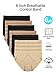 Barbra Lingerie 6 Pack Women's Postpartum C-Section Recovery Slimming Underwear Tummy Control Support Cotton Underwear