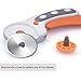 45mm Contour Rotary Cutter for Sewing Fabric Leather Quilting and Scrapbooking