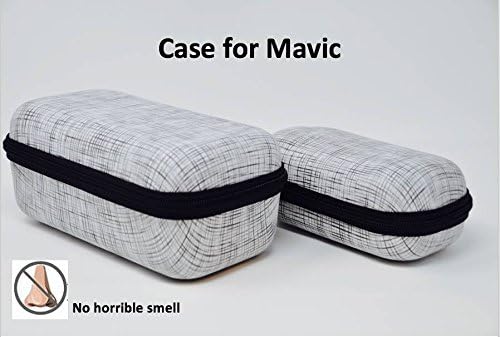 DJI Mavic Pro Carrying Case Foldable Drone Body and Remote Controller Transmitter Bag Hardshell Housing Bag Storage Box (New Gray Color)