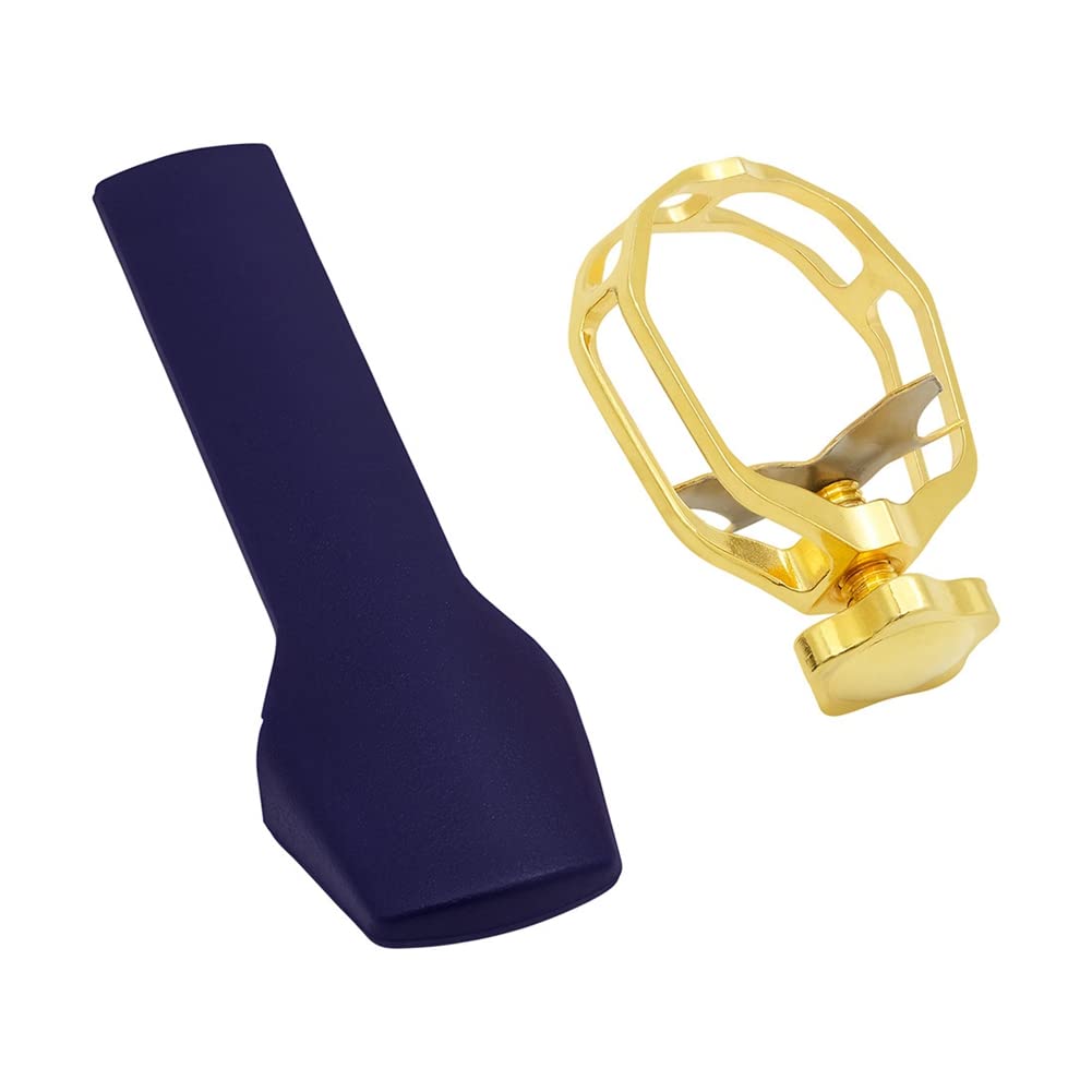 Hopbucan New Francois Louis Saxophone Ligatures - Fits Hard Metal/Rubber Alto Sax Mouthpiece