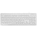 Macally Full Size USB Wired Computer Keyboard for Mac and Windows PC with 15 Apple Shortcut Keys and Numeric Keypad (MKEYX)