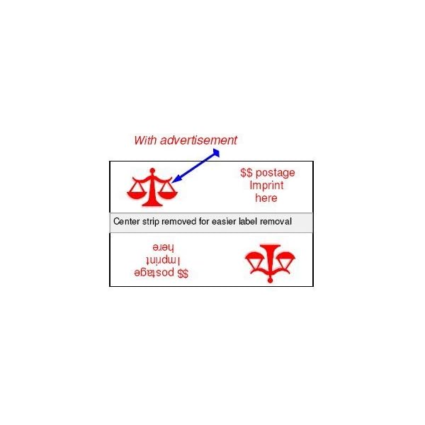 Box of 300 Double Postage Meter Tapes 5 1/2 x 3 1/2 Compares to PB 612