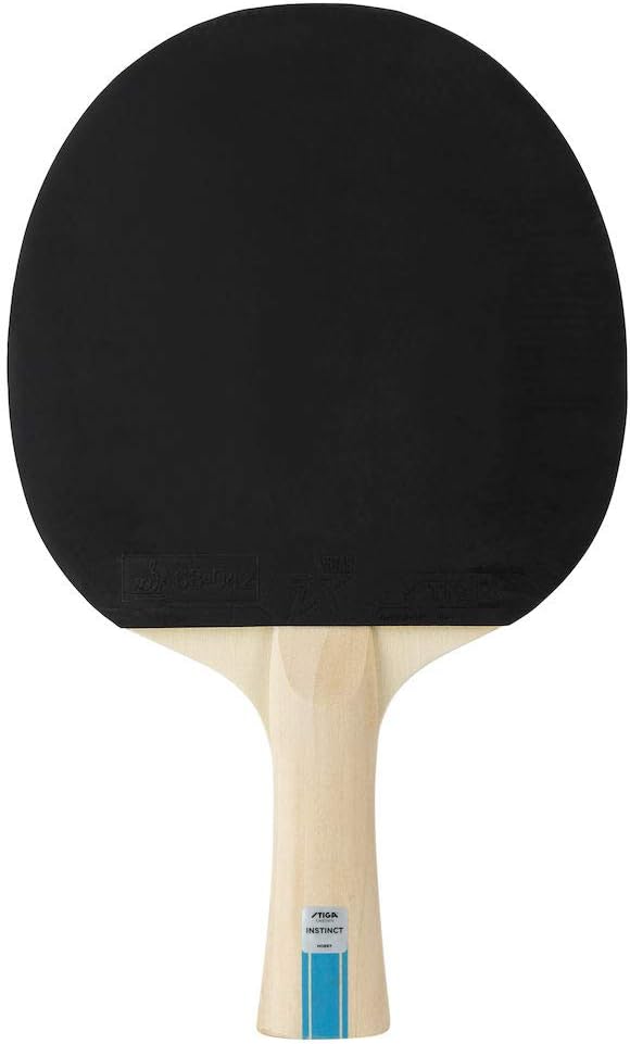 STIGA Hobby Instinct 1-Star Table Tennis Bat for Children and Beginners Black/Red, Black / Red - Image 5