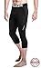 DRSKIN Men’s 3/4 Compression Pants Tights Leggings Shorts Sports Baselayer Running Workout Active (Packs of 1, 2, or 3 Deals) (BB807, XL)