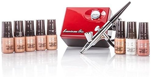 Luminess air micro airbrush system - red &amp; black