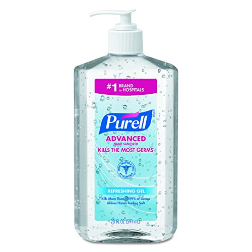 PURELL 302312 Advanced Instant Hand Sanitizer, 20oz Pump Bottle (Case of 12)