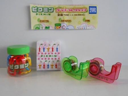 Amazon ピクミングッズ コレクション 4種 ゲーム Pikmin テープ全4種 1 デコテープ A 2 デコテープ B 3 カラフルバ カプセル玩具 おもちゃ