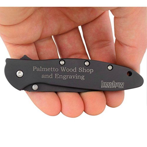 Kershaw Leek 1660CKT, PERSONALIZED Engraved Pocket Knife, Made in USA, SpeedSafe Assisted Opening