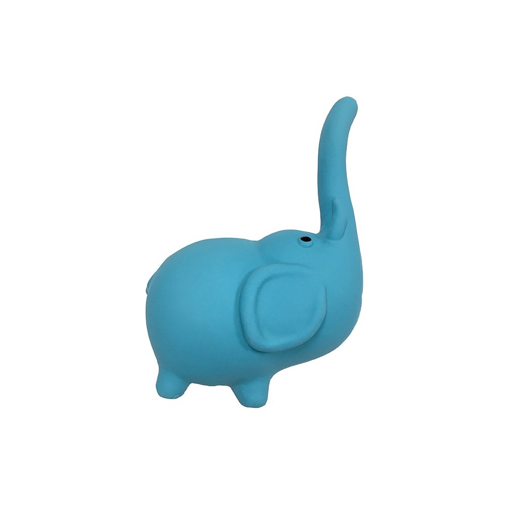FOUFIT Zoo Chew Latex Dog Chew Toy, 6", Elephant