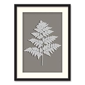 Black Paper Framed for Living Room Bedroom Abstract...