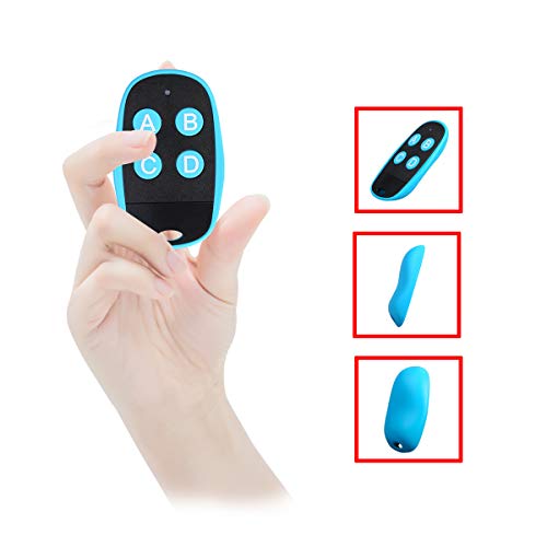 Universal Garage Door Remote Universal Gate Remote 4-Buttons Programmable Learning Multi Frequency 280MHZ-868MHZ Universal Garage Opener Remote Homelink Remote (Blue)