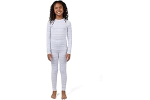 32 Degrees Heat Unisex Kids 2 Piece Baselayer Long Sleeve Crew Neck & Legging Set | 4-Way Stretch | Form Fitting | Thermal