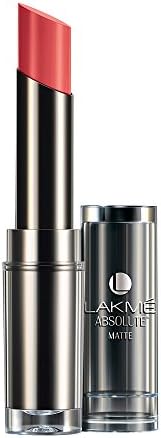 Lakme Absolute Matte Lipsticks, Peach Pout, 3.7G