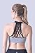 Queenie Ke Women's Medium Support Hand-Knited Nest Back Sport Fast Lane Bra Size M Color Grey Melange