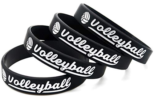 12-Pack-Volleyball-Bracelets-with-Motivational-Sports-Quotes-Wholesale-Pack-of-12-Silicone-Rubber-Wristbands-for-Bulk-Volleyball-Team-Gifts-and-Party-Favors-Unisex-for-Boys-Girls-Men-Women