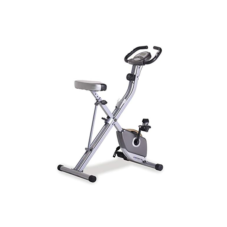 Exerpeutic Folding Exercise Bike, 8 Levels of Resistance Stationary