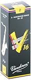 Vandoren SR722 Tenor Sax V16 Reeds Strength 2; Box of 5