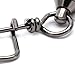Dr.Fish 20 Pack Ball Bearing Snap Swivels Fishing Tackle Coastlock Snap Swivel Saltwater Fishing Swivels Stainless Steel Rust Resistant Freshwater Saltwater Fishing Gear Accessories 440LB