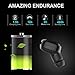 Bluetooth Earbud, Dokpav Wireless Headphone with 10 Hours Talking Time Car Headset with HD Microphone and Noise Cancellation-Single Piece (Black)