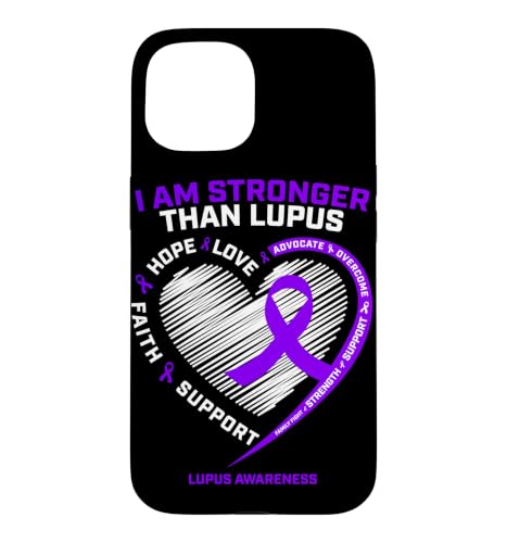 Lupus Awareness Phone Cases Women Daughter Lupus Products Case for iPhone 15