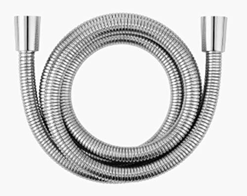 Extendible Shower Hose for Flexo Shower Stainless Steel (1.70 – 2 M) Chrome Anti-Torsion Design Series – 2 Year Warranty