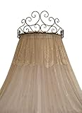 OctoRose Metal Wall Teester Bed Canopy Drapery