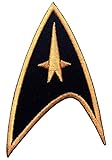Black Star Trek Command Starfleet Uniform Cosplay Patch by Titan One