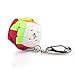 Coogam Qiyi Cube Keychain 3x3 Mini Pocket Speed Cube Key Ring Keyring Puzzle Fidget Toy 1.38in