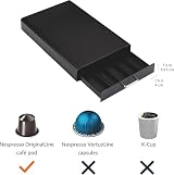 Amazon Basics Nespresso OriginalLine Pod Storage Drawer 50 Capsule Capacity view 5