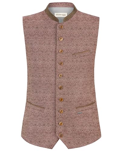 Stockerpoint Herren Trachtenweste Roberto I Größen 44-60 I Traditionelle & hochwertige Weste mit verstellbarem Riegel I Perfekt für Trachten & Festlichkeiten