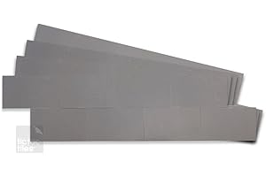 Tic Tac Tiles Peel and Stick Removable Stick On Kitchen Backsplash Bathroom 3D Natural Concrete Subway Tiles (12-Sheet) (Slate Pewter)