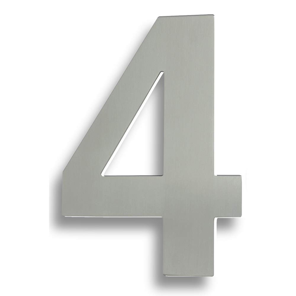 Carlisle Brass NUM10174BSS Numerals & Letters, Bright Stainless Steel