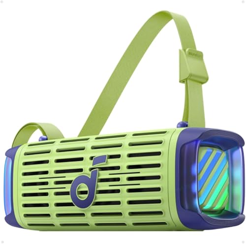 Soundcore by Anker Boom 3i Bocina Bluetooth Portatil, hasta 16h, 50W Potencia, IP68 Flotante Resistente Agua Salada, BassUp 2.0, Bluetooth 5.3, Ideal para Pesca, Camping Exteriores