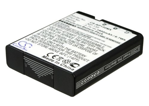 1800mAh Battery For CASIO Exilim EX-H30BK, Exilim EX-ZR200, Tryx