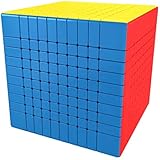 LiangCuber Moyu Meilong 10x10 Speed Cube Moyu MoFang JiaoShi MFJS MEILONG 10x10x10 Cubing Classroom 84mm Size Magic Cube Stickerless