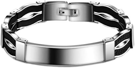 Memory Wear Engravable Stainless Steel Bracelet - Men