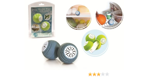 Anti-olor-juego de bolas para el frigorífico, 2er-Pack