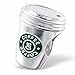 Silvadore Star Bucks Coffee Cup Charm Bead - 925 Sterling Silver European Charms For Bracelets For Women - Starbucks Lovers Style Replica - Logo On Both Sides - 5mm Hole UK