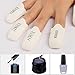 Nail Polish Remover Clips Set - KASI Reusable Soak Off Caps To Remove UV Gel Shellac Acrylic Polish Nail Art Removal Wraps Tool - 10Pcs