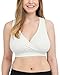 Kindred Bravely 2PACK French Terry Racerback Nursing Sleep Bra for Maternity/Breastfeeding (Large-Busty, 2 Pack, Black/Ivory)