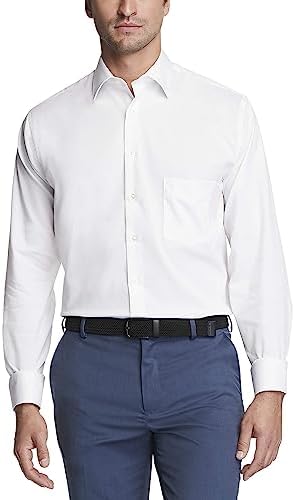 slim fit dress slacks Performance Knit Solid Short Sleeve Button Up Shirt main image 0