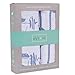 Pack N Play Portable Crib Sheet Set 100% Jersey Cotton 2 Pack - Dusty Blue Nautical Print
