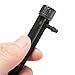 king do way 50Pcs Irrigation Drip Emitters for 4mm/7mm Tubing Adjustable 360 Degree Water Flow Drip Irrigation System for Plant Garden Watering 5 Inch