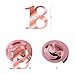 Konsait Rose Gold 18th Birthday Decorations for Women and Girl Bday Decor 18th Birthday Hanging Swirls (30pcs) 18 Happy Birthday Star Confetti (20g) for Home Table Decor Birthday Party Favor Supplies