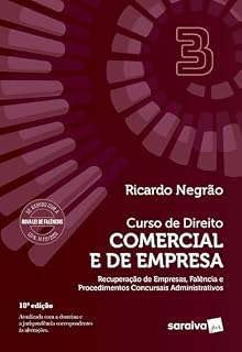 Livro Curso de Direito Comercial e de Empresa - Vol. 3 - 18ª edição 2024